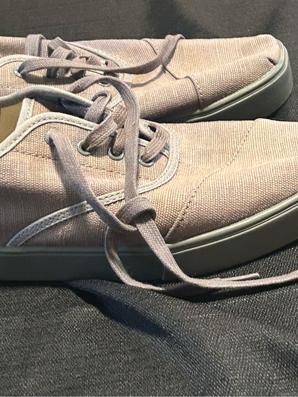 Toms Men's Canvas Lace-Up Sneakers - Taupe